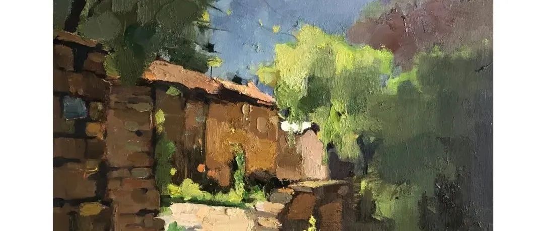笔下京郊︱马捷 油画作品欣赏