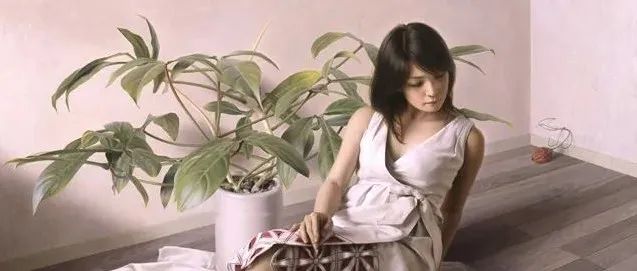 日本艺术家小谷良雄油画中的美女太逼真了 ，不得不看啊！