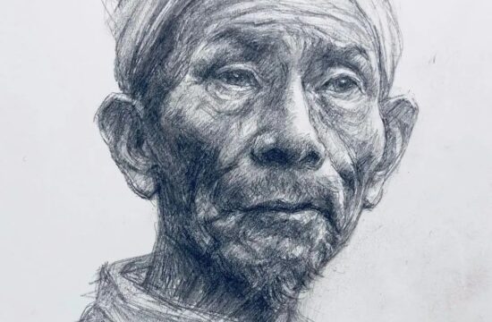 广美副教授丁松坚素描作品