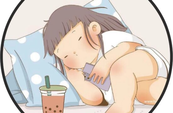 插画丨超软萌可爱的胖女孩日常，最好奶茶、炸鸡啤酒，画风清新治愈