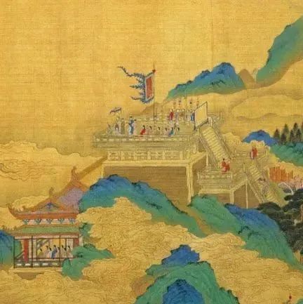 古画里的绮丽建筑 !