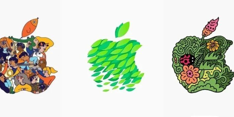 logo营销满级玩家！苹果的logo又又又上新了~