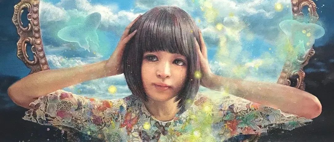 女画家市川光鶴，融合心理学的绘画创作。