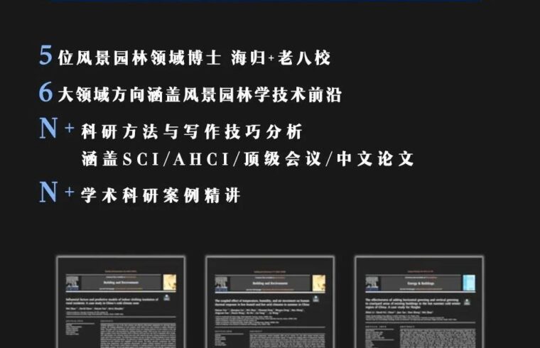 风景园林：科研方法与论文写作工作坊