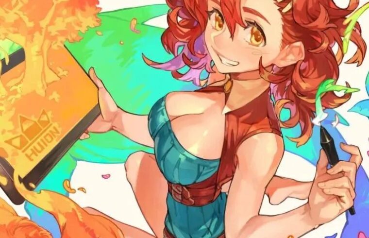 高饱和度颜色的碰撞！插画师TAPI岡作品分享-7.GAME