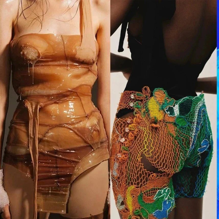 金属、硅胶制作液体时装，废弃电线打造独特“蕾丝”，以及透明得如同幽灵般的面料，走进新锐设计师的创意世界。