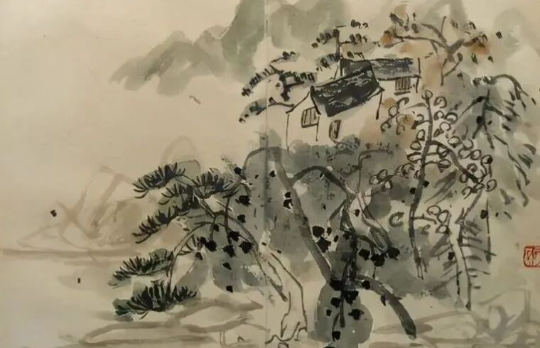 犹如速写的山水《蜀山小景册页》