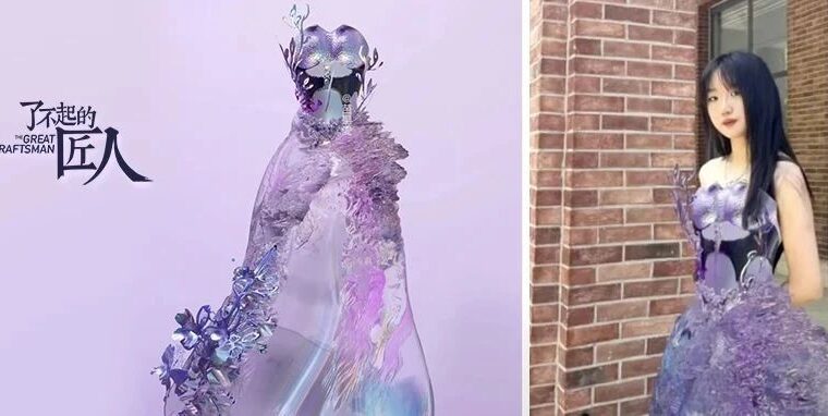 17岁高三女生设计虚拟时装火了，女明星也在穿！网友：人类的高三并不相通