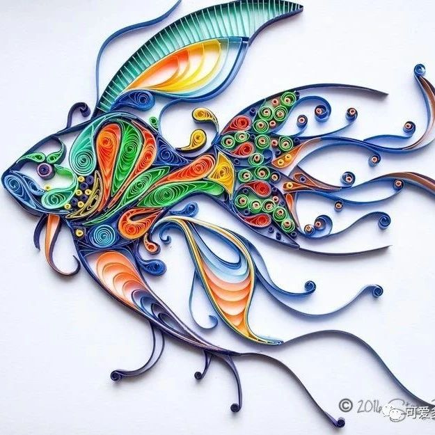 装饰画不用买，把彩纸条立起来粘贴，美爆整个家！（附教程）