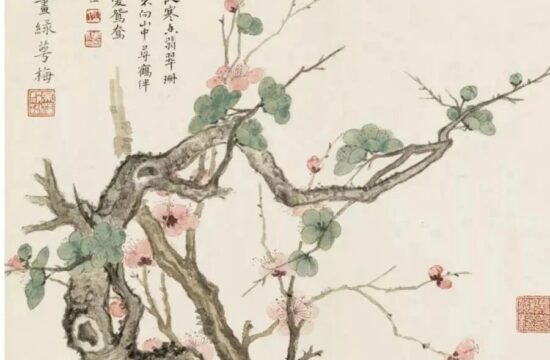 吴湖帆的梅，廖廖数枝，精神抖擞