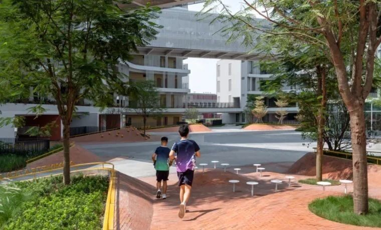 共创共享 · 生态自然的立体校区｜广州南沙民心港人子弟学校
