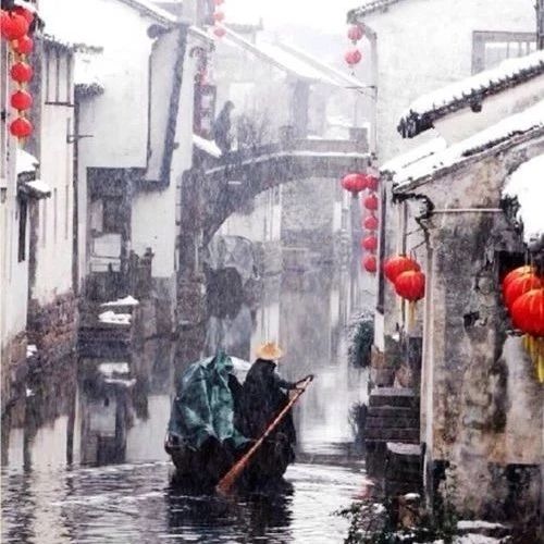 看看江南一下雪，有多美！