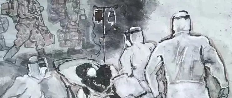 肖素红艺术专栏|用画笔与上海人民共“抗疫”