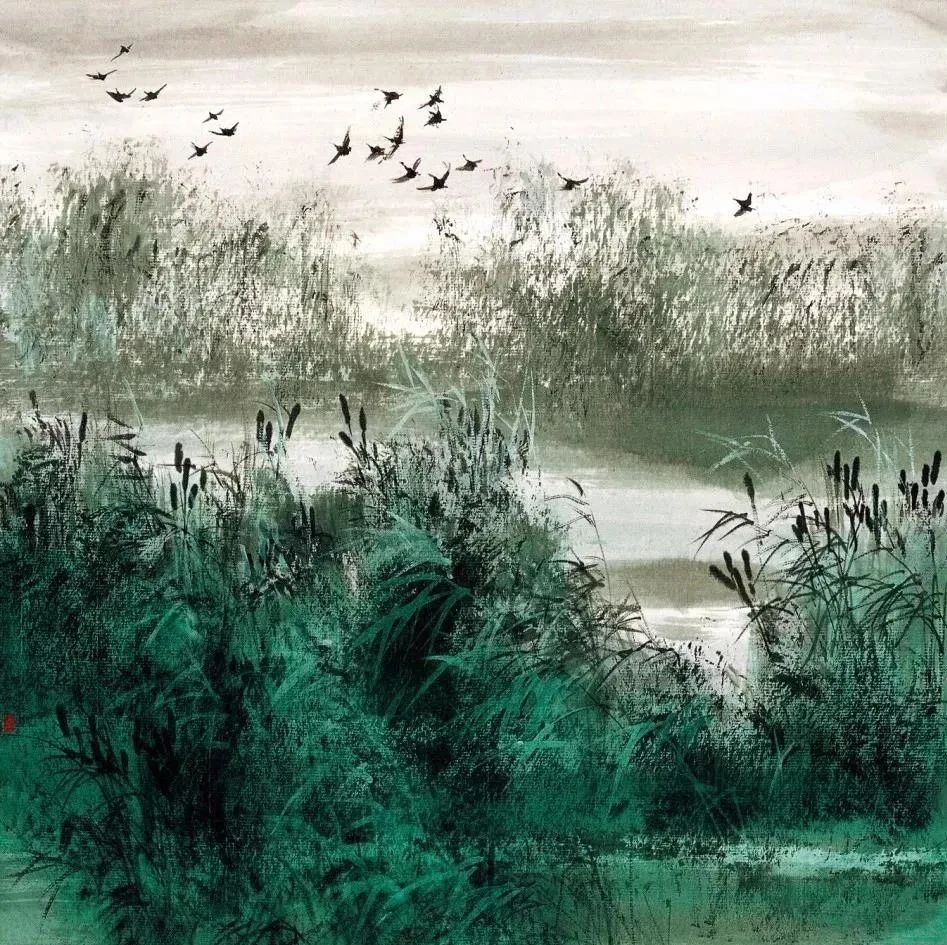 这位鬼才的仙气山水画，精微大气！