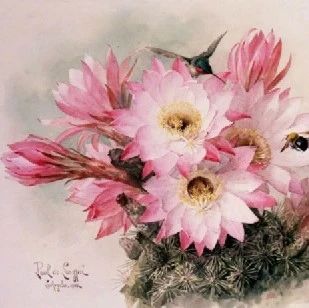 19世纪水彩画家Paul de Longpré笔下的花卉
