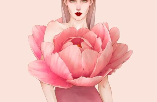 时尚女孩插画欣赏