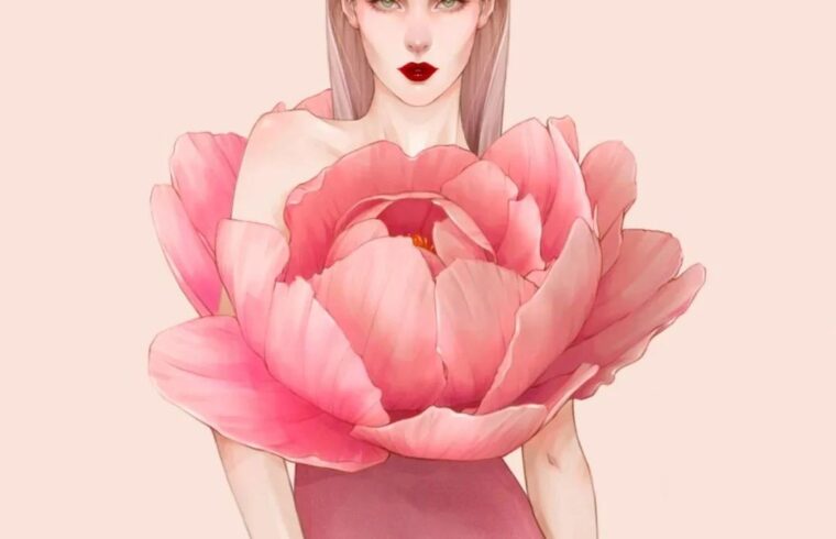 时尚女孩插画欣赏