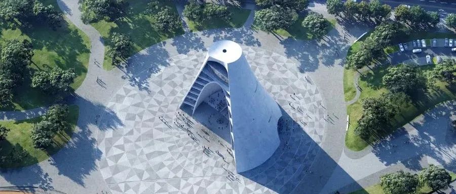 OPEN 公布时光塔项目设计，好似一座海边巨型日晷
