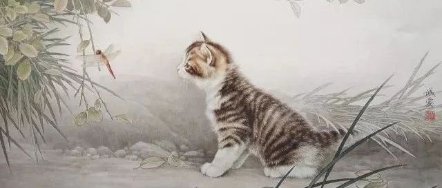 工笔猫的画法三例图解