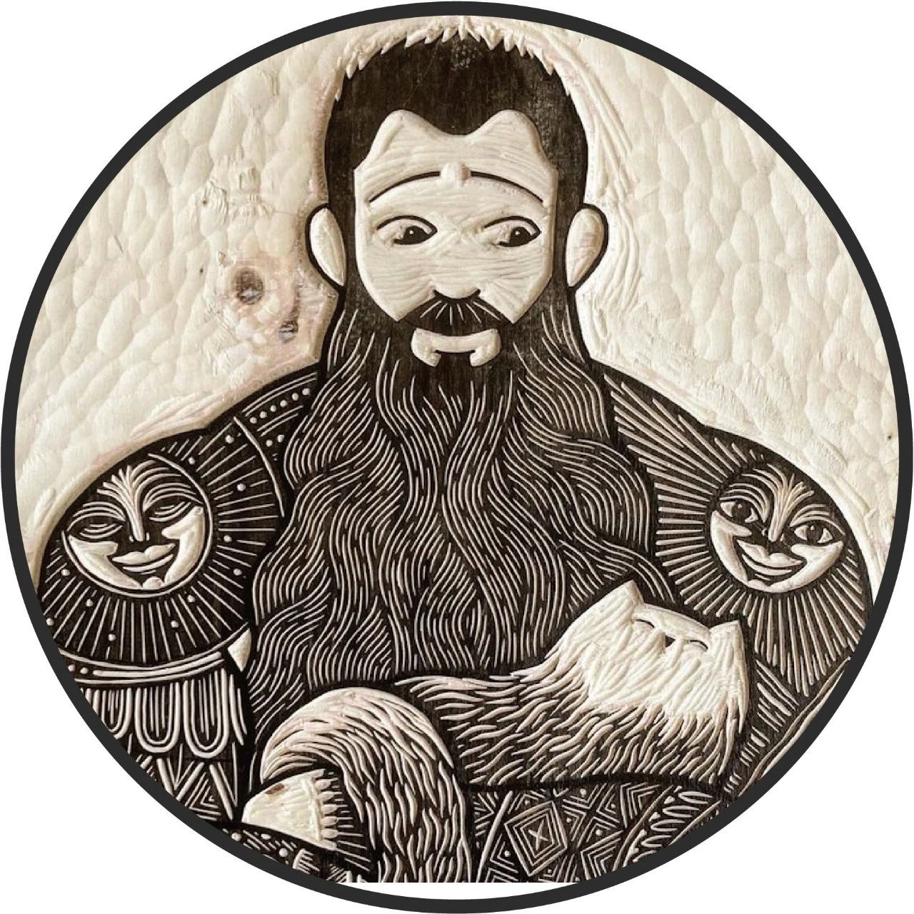 手绘丨插画与版画激烈碰撞，神秘又魔力感十足，故事感饱满