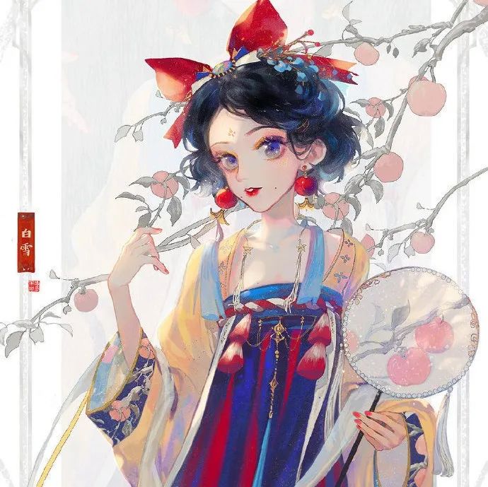 国风小姐姐~清风澈​绘画作品欣赏