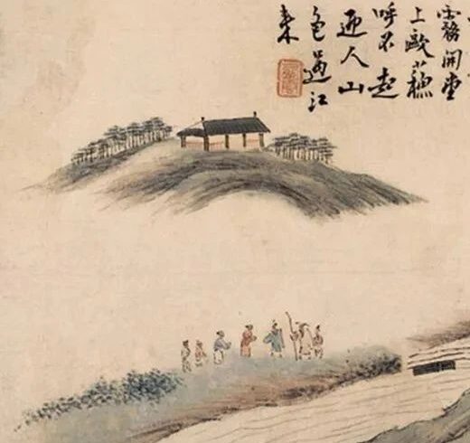 石涛学生的画，笔墨洁雅