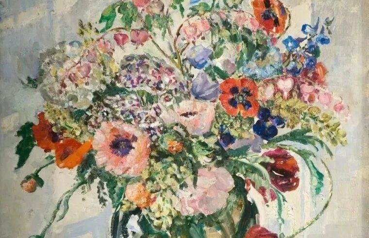 英国女艺术家Flowers Emily Beatrice Bland风景花卉油画欣赏 ​​​