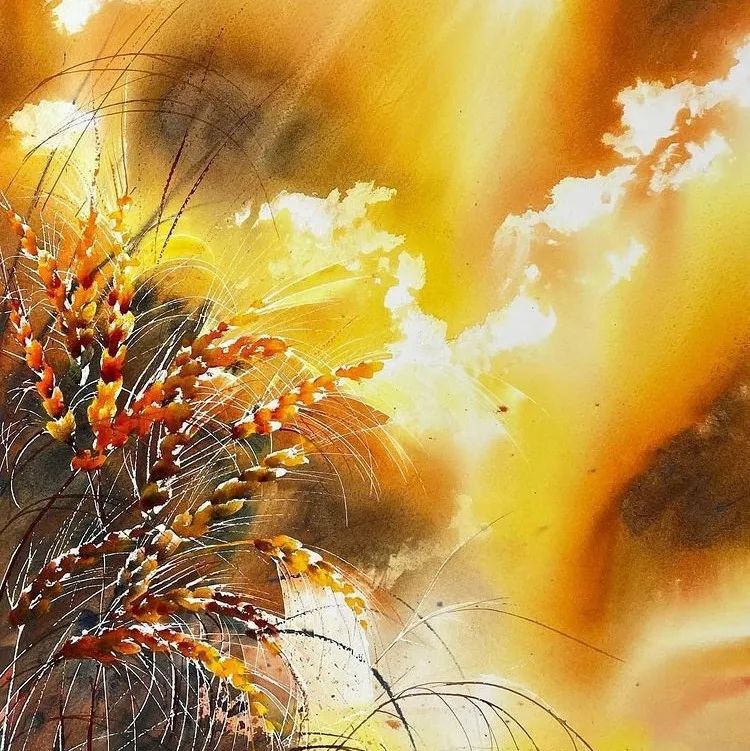 艺术家 Veneta Docheva水彩风景绘画作品欣赏