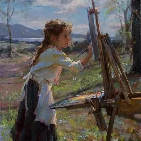 美国画家威斯特林那可可爱爱的画