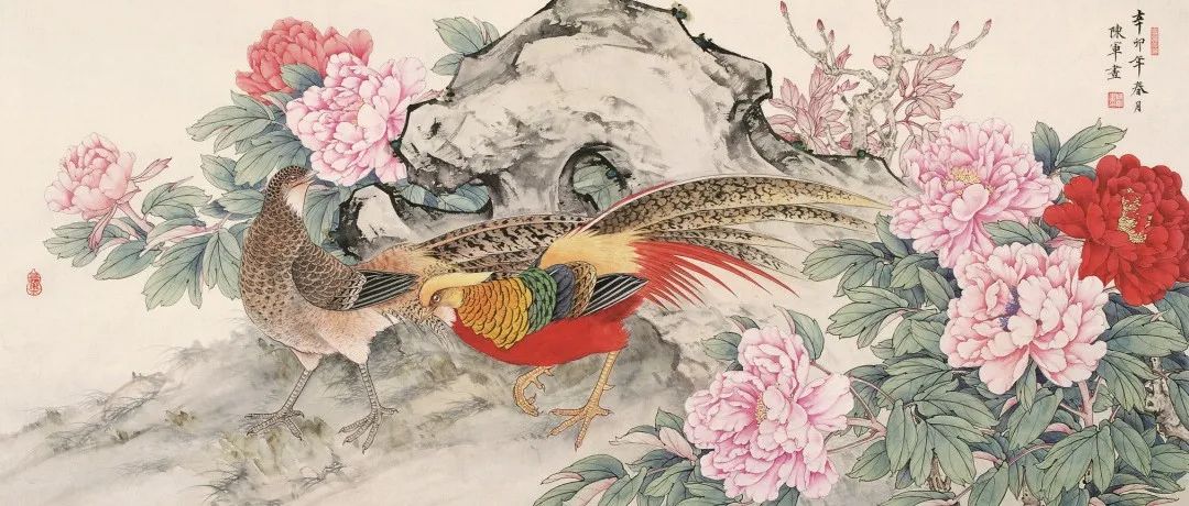 《红花锦羽》绘制步骤图解