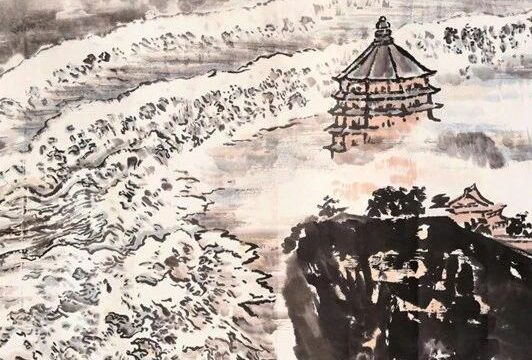 赏画观潮 | 一生钟爱浙江潮——孔仲起先生“画潮”回望
