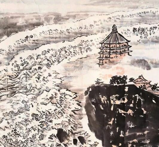 赏画观潮 | 一生钟爱浙江潮——孔仲起先生“画潮”回望