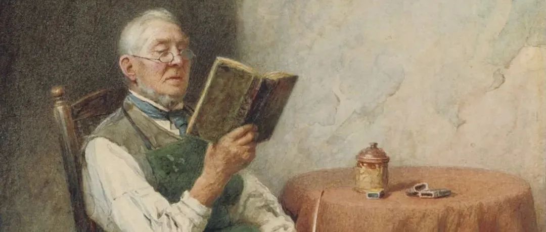 Charles Spencelayh，摄影式的家庭场景细节绘画。