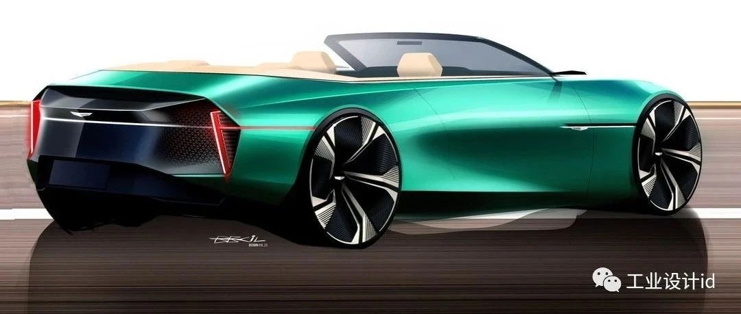 凯迪拉克敞篷车 —— GM design INS作品集！