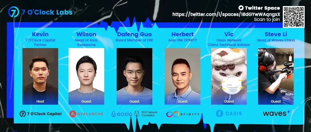 7 O'Clock Labs：与行业各大公链的直面对话，漫谈新时期下的新发展