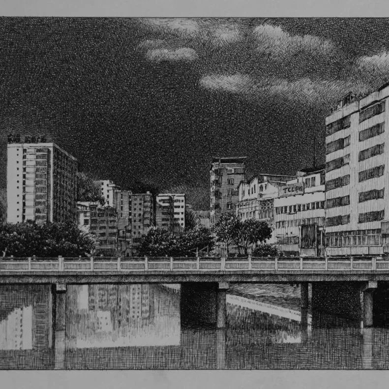 最美和平县 | 林志艺钢笔画欣赏