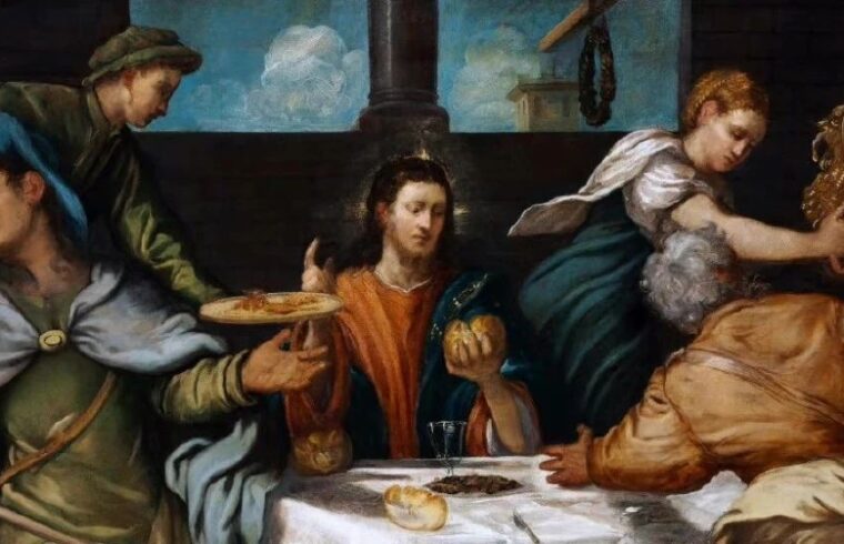 关于【以马忤斯的晚餐-Supper at Emmaus】的油画图像