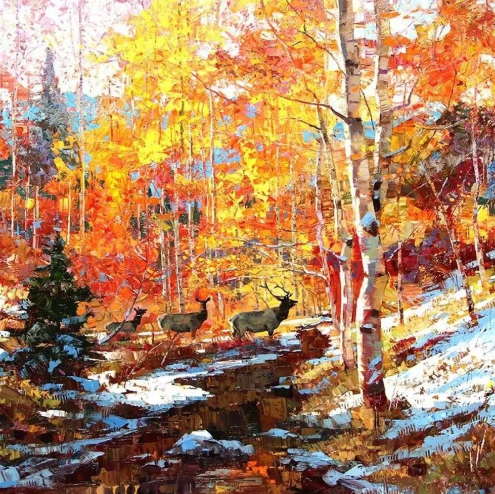 Sergei Lyakhovitch风景油画绘画作品欣赏