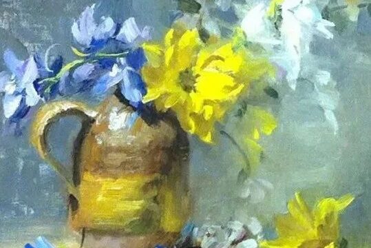 花卉与风景油画，美国画家史黛西·巴特尔作品！