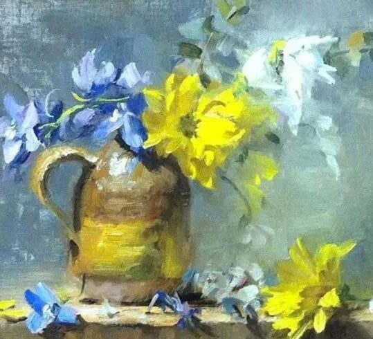 花卉与风景油画，美国画家史黛西·巴特尔作品！