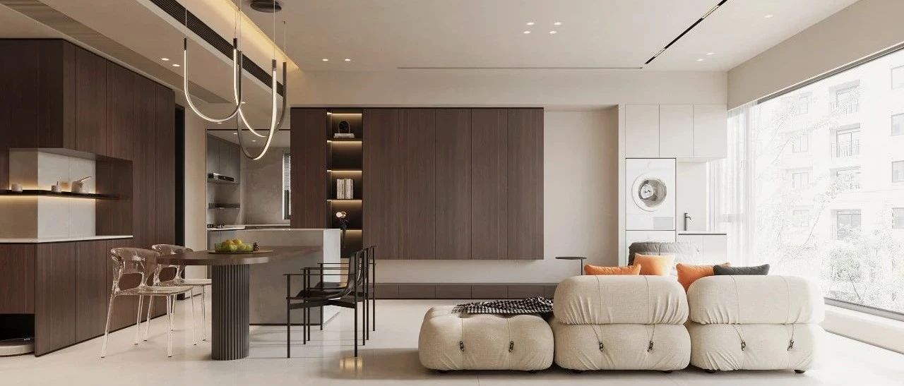 概念|&nbsp;客厅/餐厅/阳台三合一，100㎡高效户型是这样炼成的！