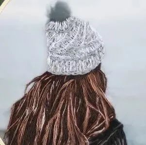 ​业余爱好者吊打艺术家，刺绣出来的美女的背影，太有意境了