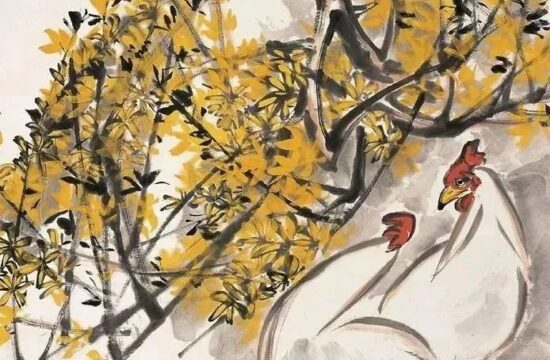 品画｜陈大羽笔下的迎春花，春意盎然