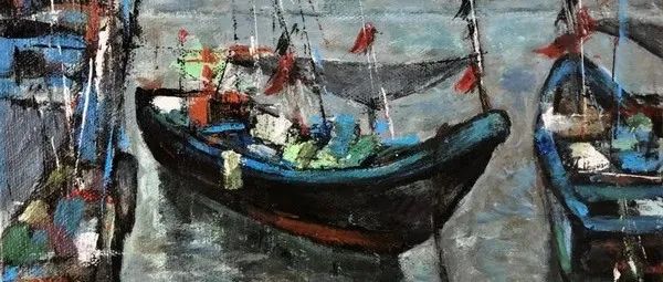 汕尾的港湾——当代艺术家化建国写生系列作品