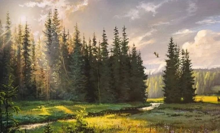 维克多的风景画，有着无尽透彻的光！