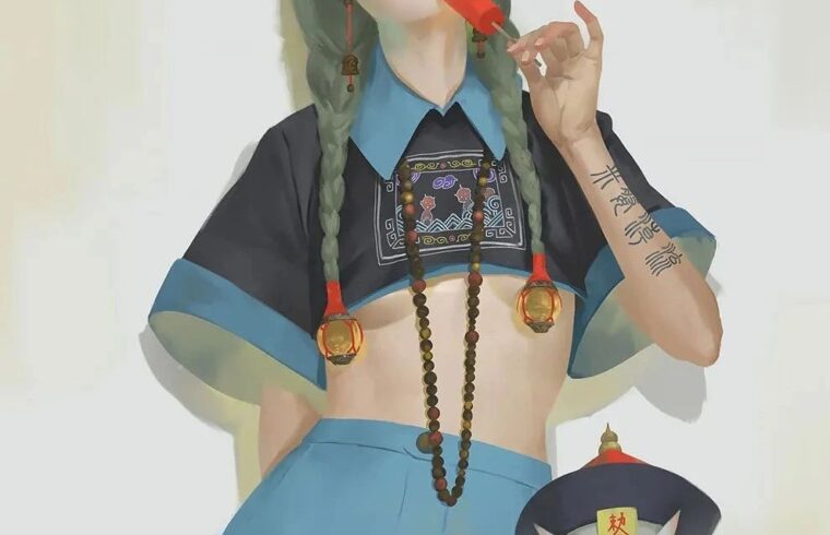 受僵尸港片影响，他绘制出神秘色彩的插画，迷倒一众西方人