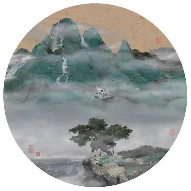 央美教授拍出“宋代山水画”，亦真亦假，外国人都看懵了