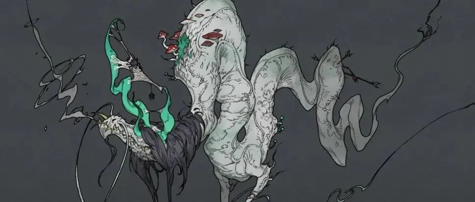 有点《山海经》内味儿了！韩国艺术家的绝赞怪物设计，接包Netflix动画《DOTA：龙之血》！-D.ROCK