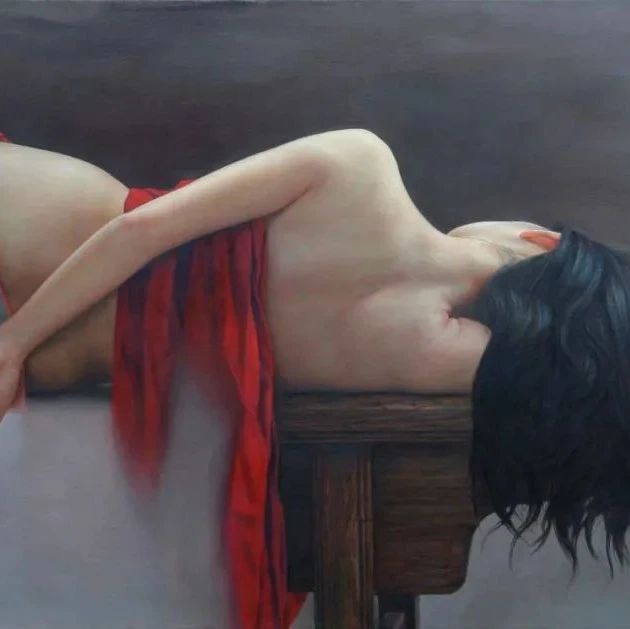 艺术家刘元寿充满激情的女人体油画，唯美逼真！