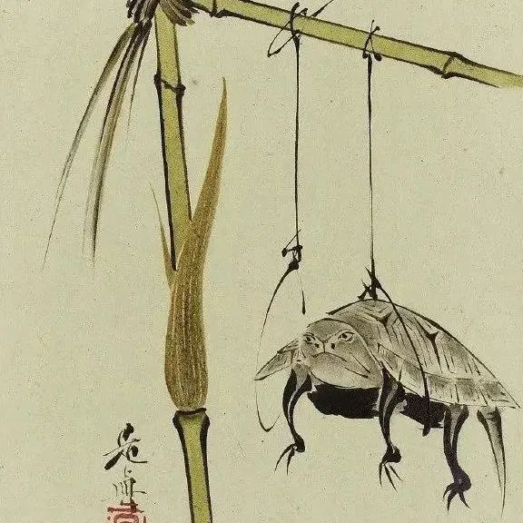 这些水墨小品怪怪的！